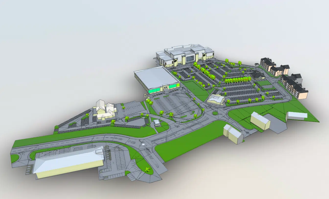 Sky Scan Surveys | The Valley Leisure Park BIM and 3D Model survey revit