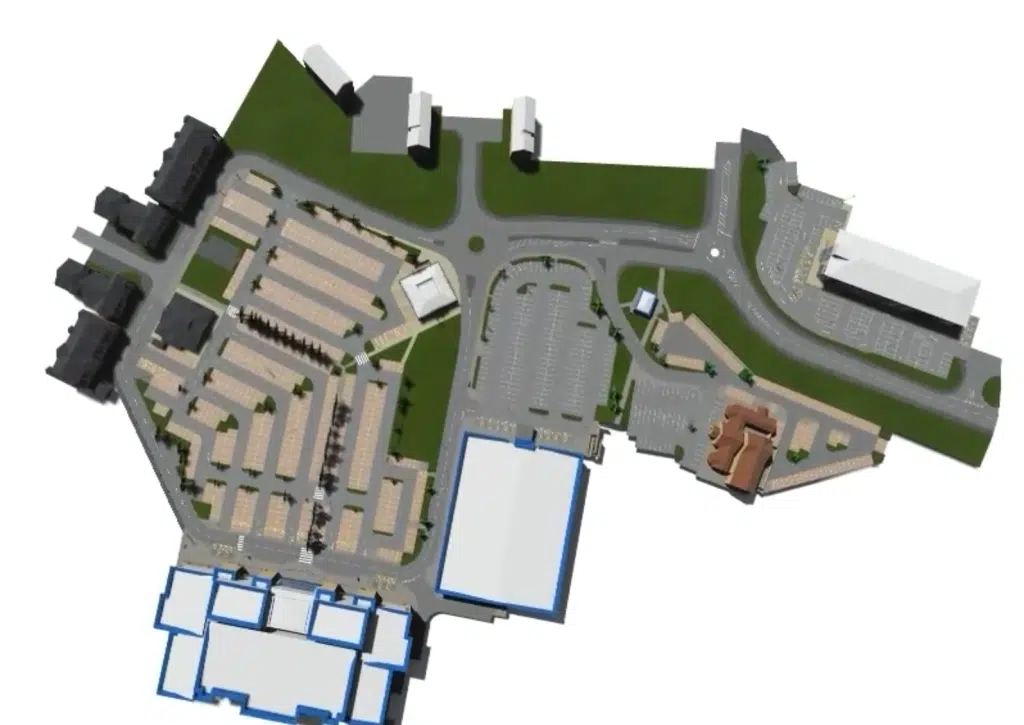 Sky Scan Surveys | The Valley Leisure Park Increased efficiency and cost savings with scan to BIM and drones.