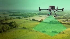 3d view of drone survey