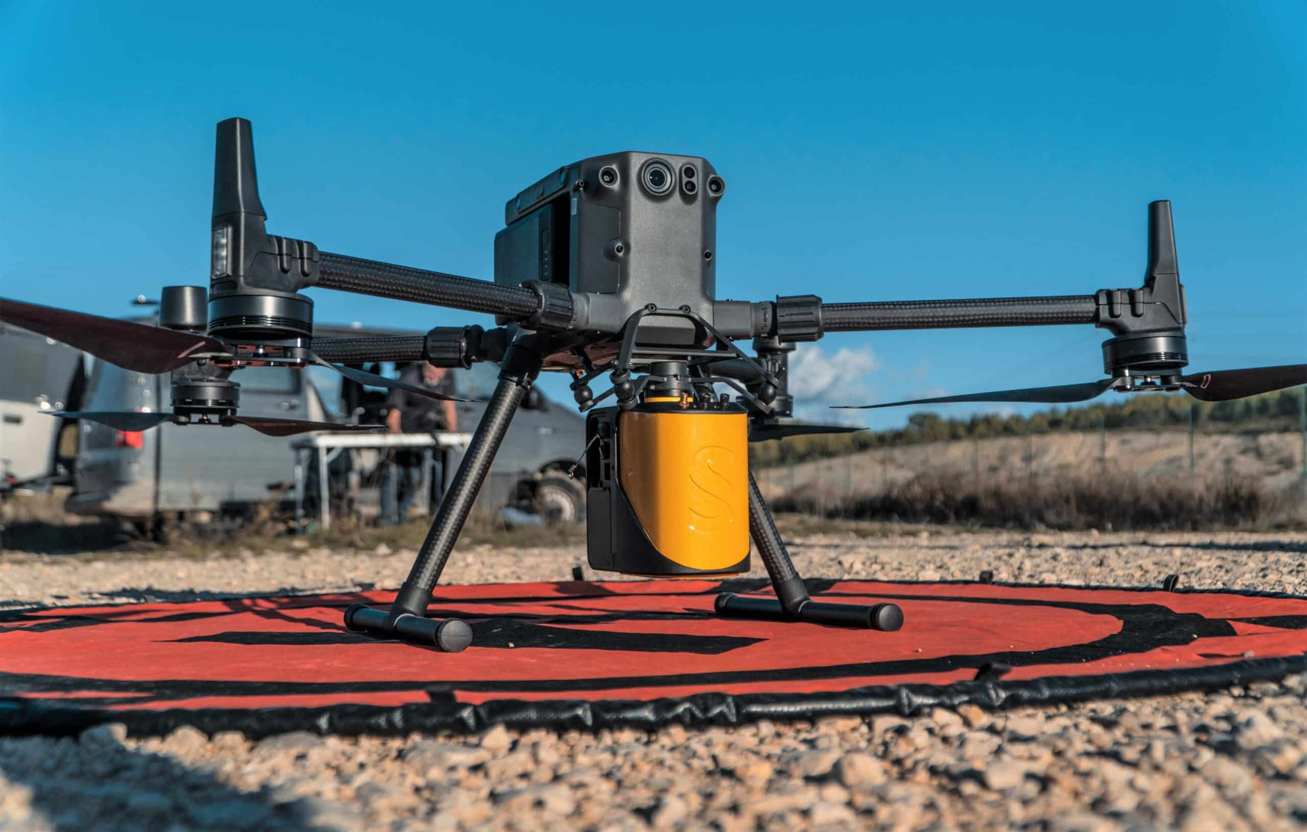 drone used for LiDAR survey