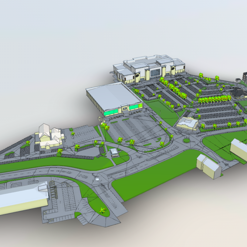 Drone capturing point cloud data for 3D BIM model creation