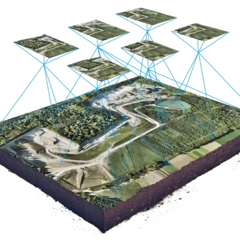 Drone images taken for processing 3d model